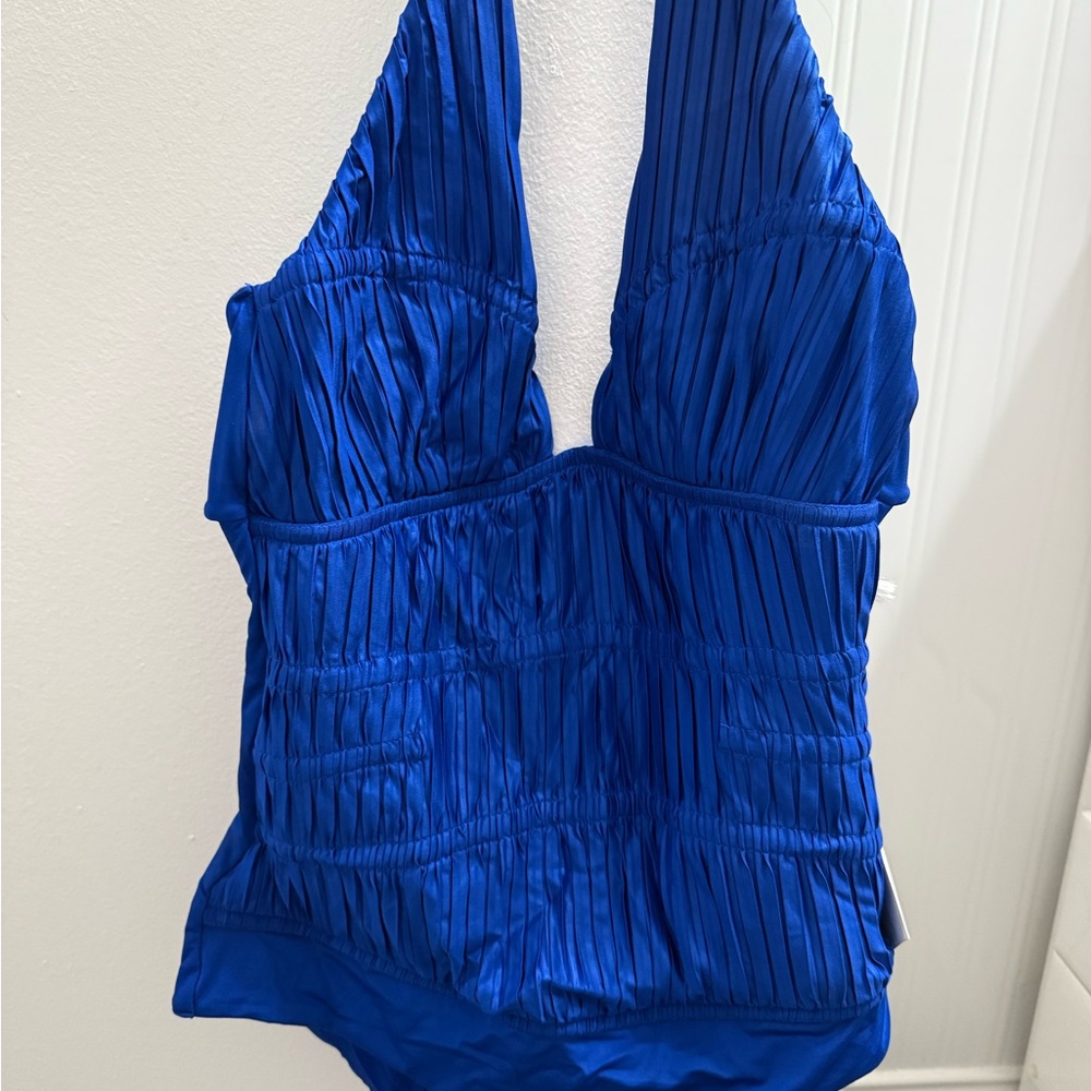 La Perla Blue One Piece Swimsuit